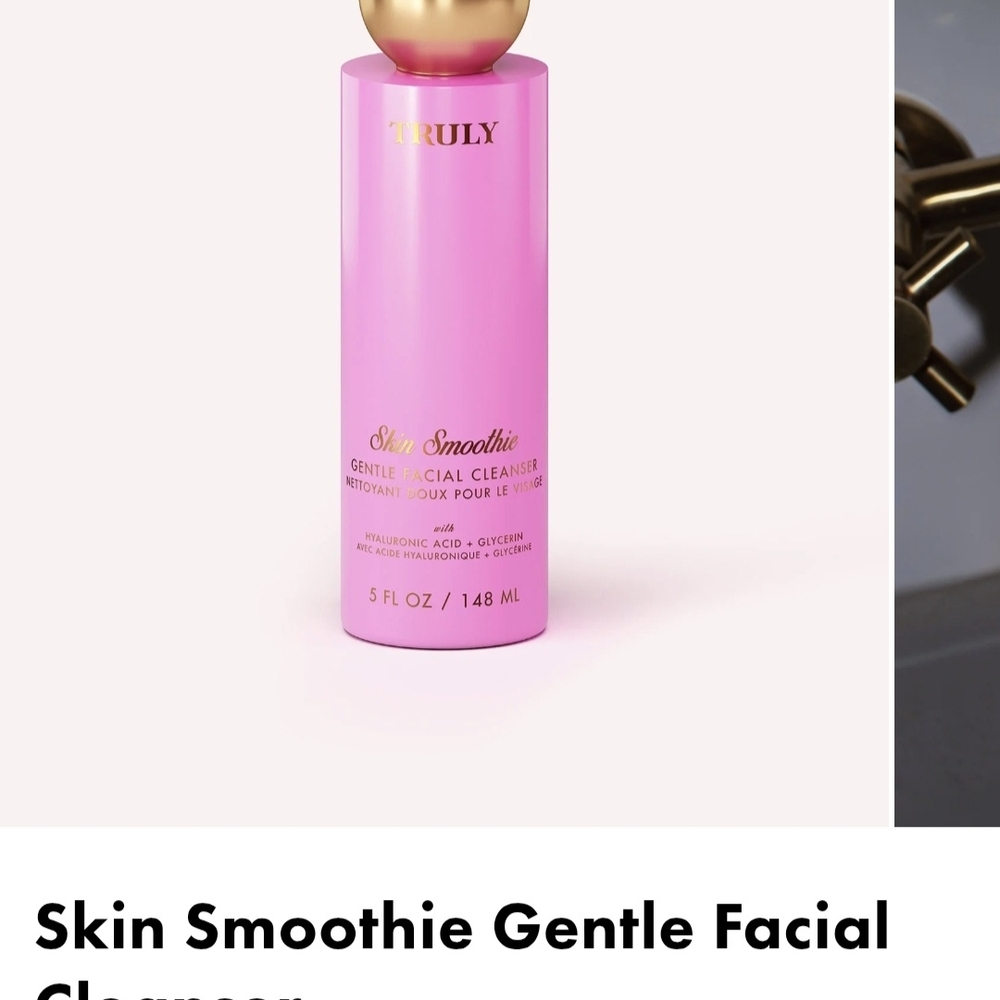 NWT Truly Beauty Skin Smoothie Gentle Facial Cleanser - SEALED Glass Skin Dewy - Picture 6 of 9